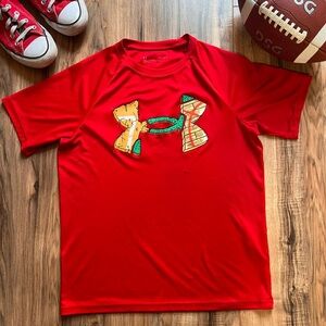 Red Under Armour Kids T-shirt